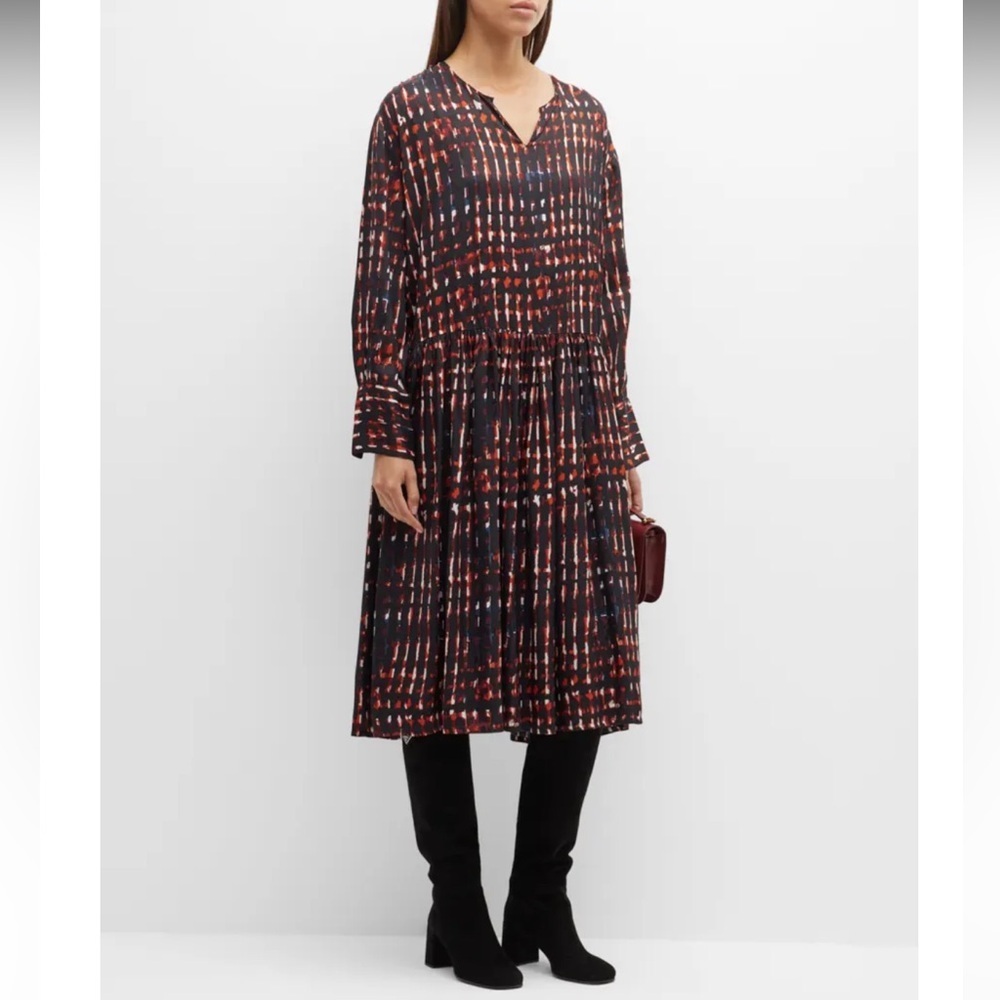 Masai Copenhagen Nymini Abstract-Print Shirtdress M